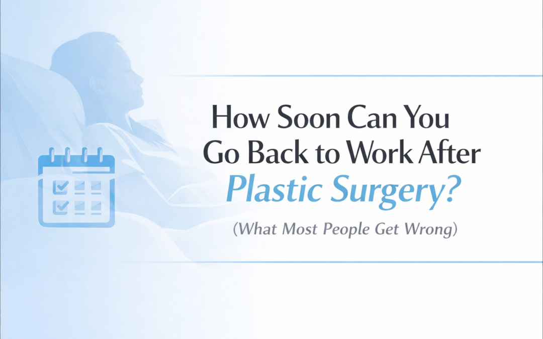 How Soon Can You Go Back to Work After Plastic Surgery? (What Most People Get Wrong)